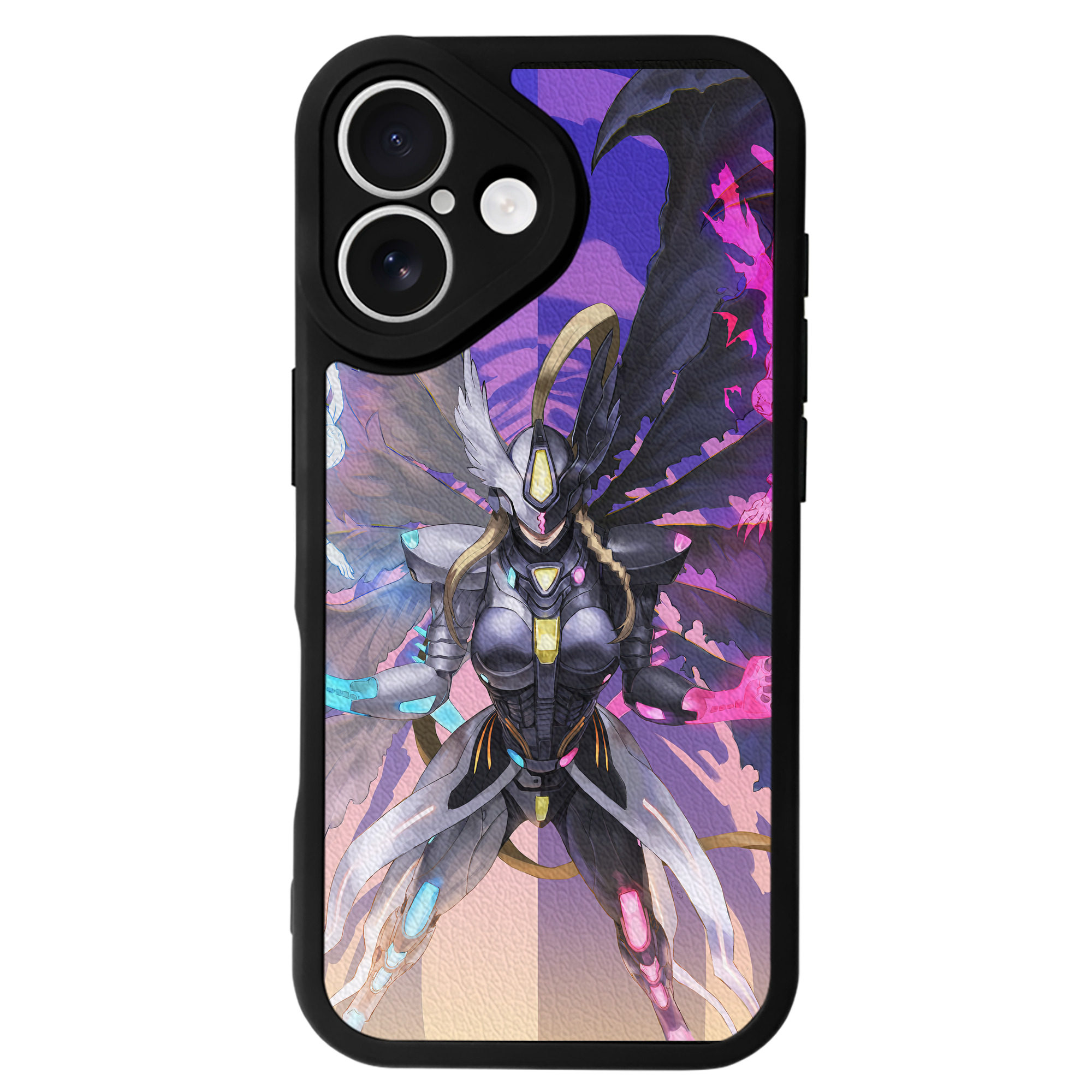 （画像用） Digimon デジタルモンスター/デジモン 【iPhone 16シリーズ対応】シリコンスマホケース（レザー調） 材質：シリコン